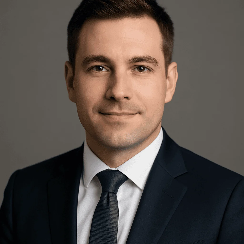 Corporate headshot example