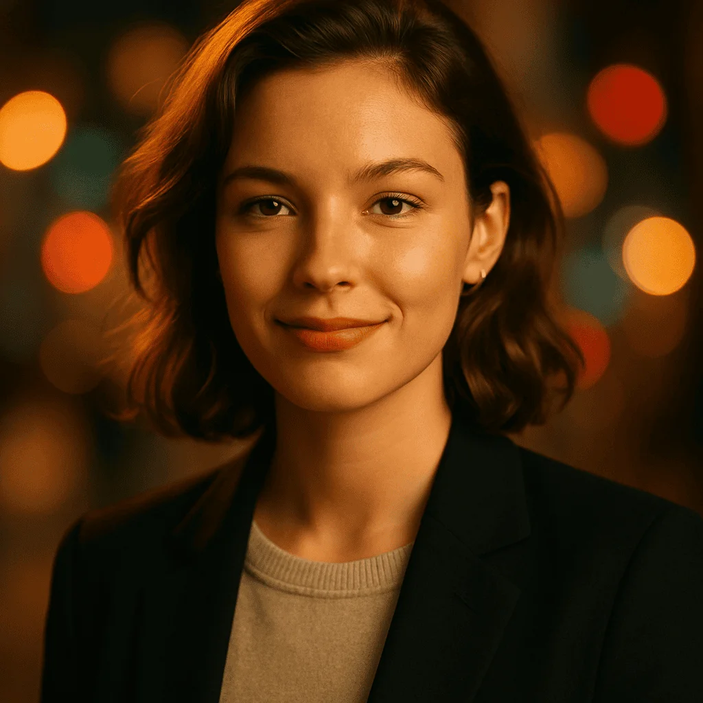 Creative headshot example